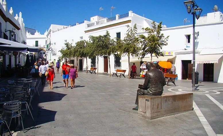 Plaza de España en Conil